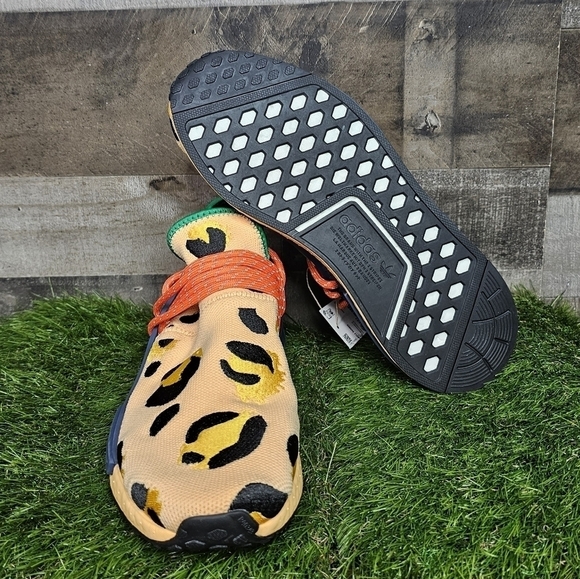 ADIDAS X PHARRELL WILLIAMS HU NMD ANIMAL PRINT Pulse Amber HP3221 - Picture 10 of 12